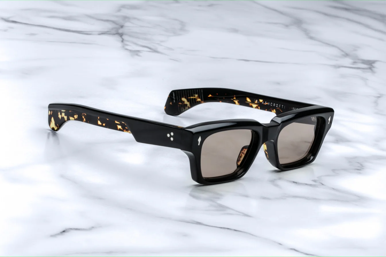 Sunglasses Model Ashcroft in Color Noir 11 with Brown lenses from Jacques Marie Mage