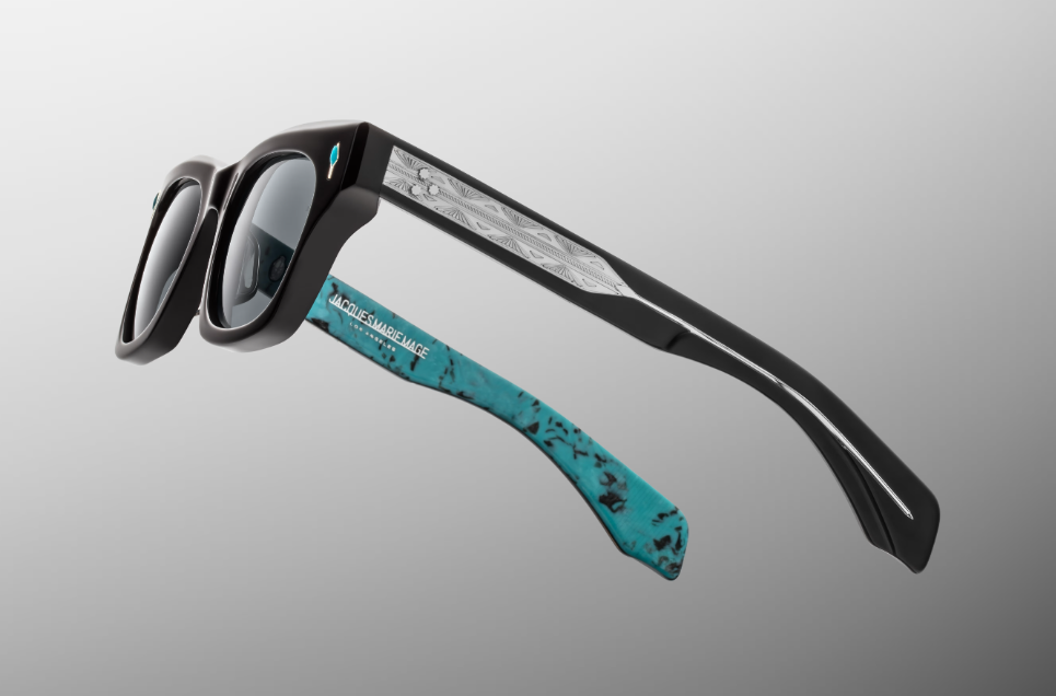Sunglasses Model Dealan in Lone Turquoise with Berumda lenses from Jacques Marie Mage