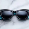 Sunglasses Model Dealan in Lone Turquoise with Berumda lenses from Jacques Marie Mage