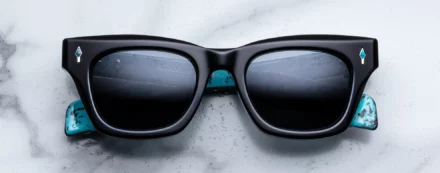 Sunglasses Model Dealan in Lone Turquoise with Berumda lenses from Jacques Marie Mage
