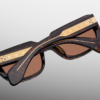 Sunglasses Model Deauville in Color Cielle with Dark Orange lenses