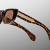 Sunglasses Model Deauville in Color Cielle with Dark Orange lenses