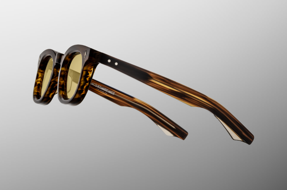 Sunglasses Model Devaux in Color Hazel with Sepia lenses from Jacques Marie Mage