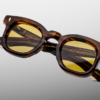Sunglasses Model Devaux in Color Hazel with Sepia lenses from Jacques Marie Mage