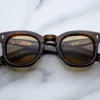 Sunglasses Model Devaux in Color Hazel with Sepia lenses from Jacques Marie Mage