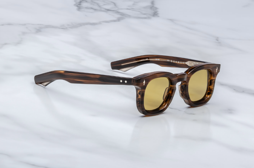Sunglasses Model Devaux in Color Hazel with Sepia lenses from Jacques Marie Mage