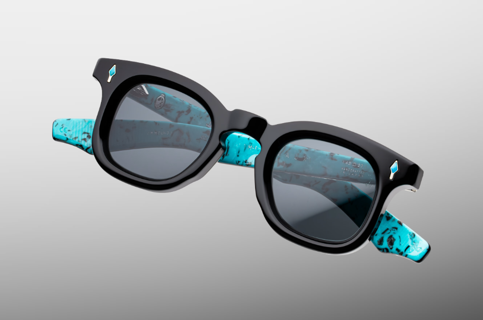 Sunglasses Model Devauxin Lone Turquoise with Berumda lenses from Jacques Marie Mage