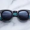 Sunglasses Model Devauxin Lone Turquoise with Berumda lenses from Jacques Marie Mage