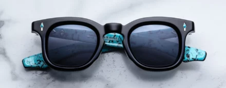 Sunglasses Model Devauxin Lone Turquoise with Berumda lenses from Jacques Marie Mage
