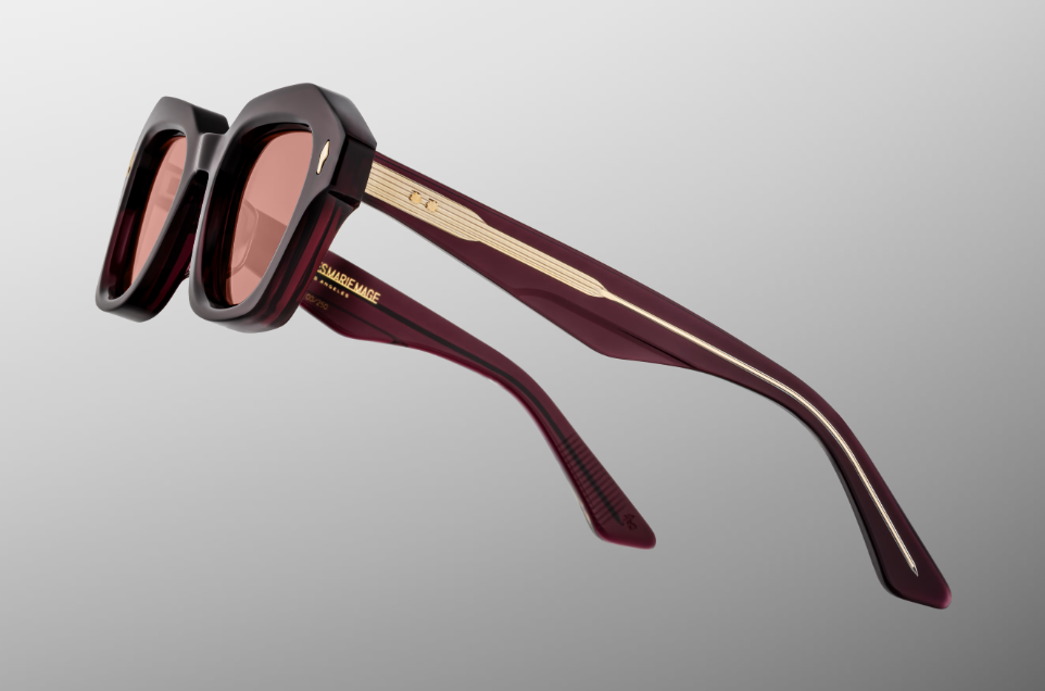 Sunglasses Model Eichler in Color Amarena with Amarena lenses from Jacques Marie Mage