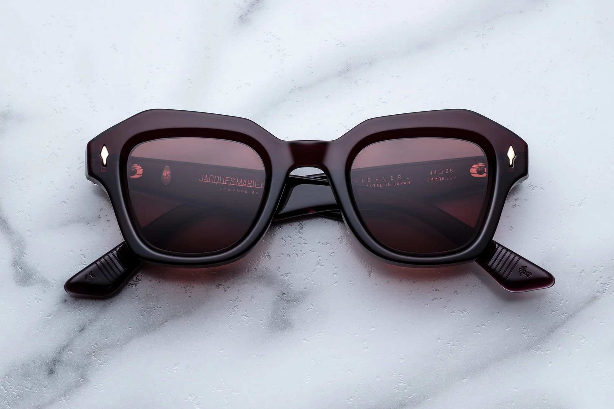 Sunglasses Model Eichler in Color Amarena with Amarena lenses from Jacques Marie Mage