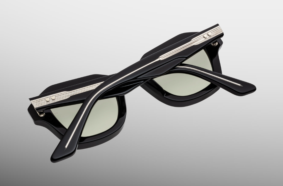 Sunglasses Model Eichler in Color Cobra with Light Bottle Green lenses by Jacques Marie Mage