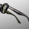 Sunglasses Model Eichler in Color Cobra with Light Bottle Green lenses by Jacques Marie Mage