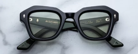 Sunglasses Model Eichler in Color Cobra with Light Bottle Green lenses by Jacques Marie Mage