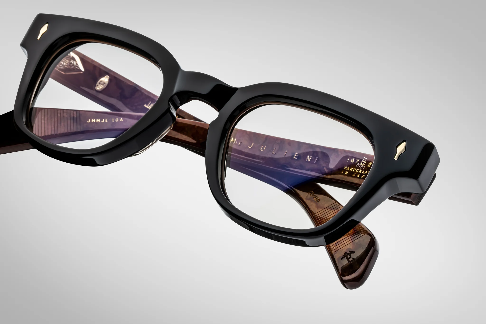 Optical Frame Model Julien in Noir X with Superlight Brown lenses