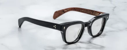 Optical Frame Model Julien in Noir X with Superlight Brown lenses