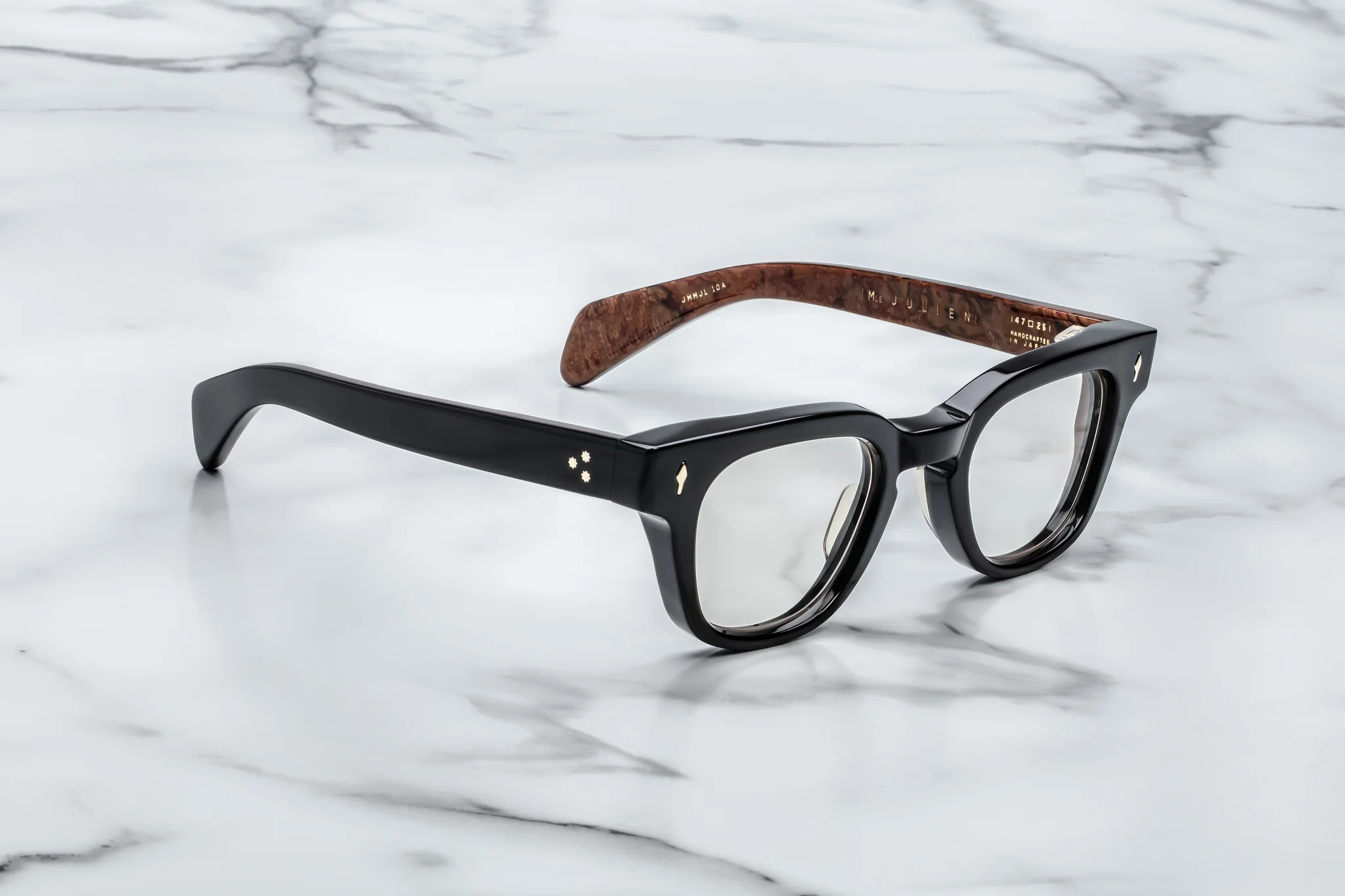 Optical Frame Model Julien in Noir X with Superlight Brown lenses