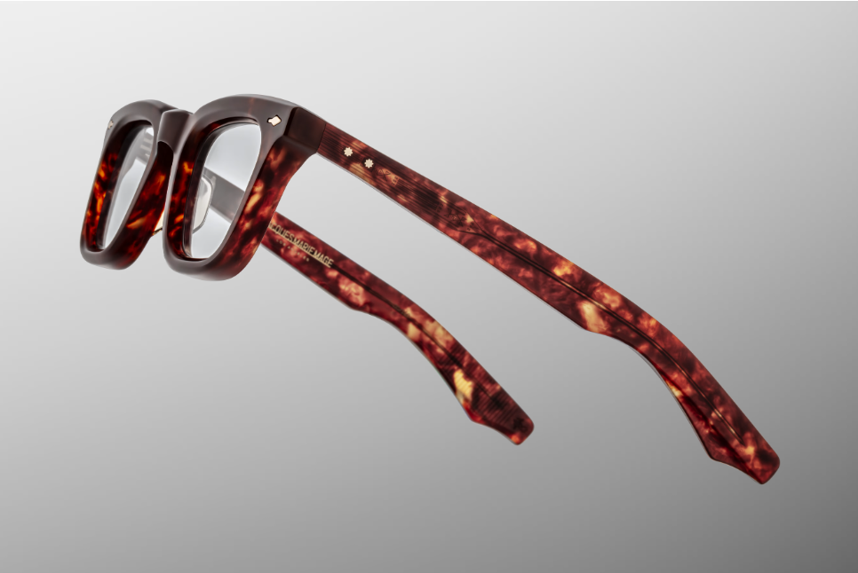 Optical Frame Model Leclair in Color Brecciawith Superlight Brown lenses from Jacques Marie Mage