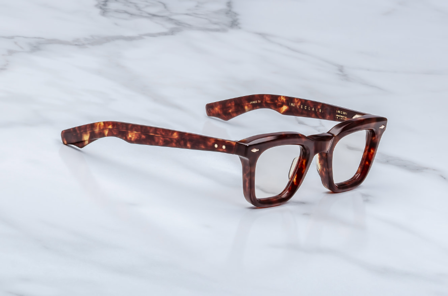 Optical Frame Model Leclair in Color Brecciawith Superlight Brown lenses from Jacques Marie Mage