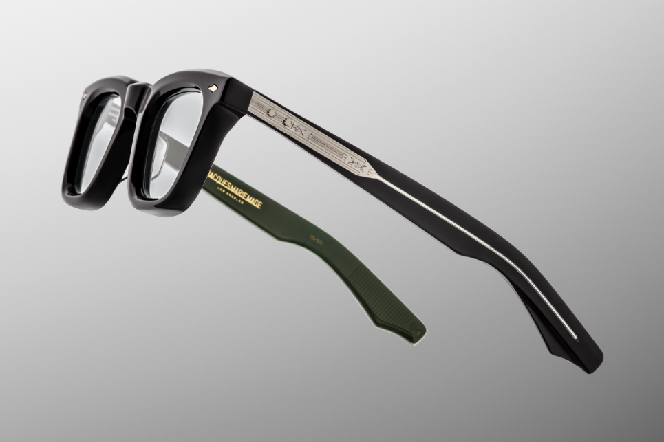 Optical Frame Model Leclair in Color Cobra with Superlight Green lenses from Jacques Marie Mage
