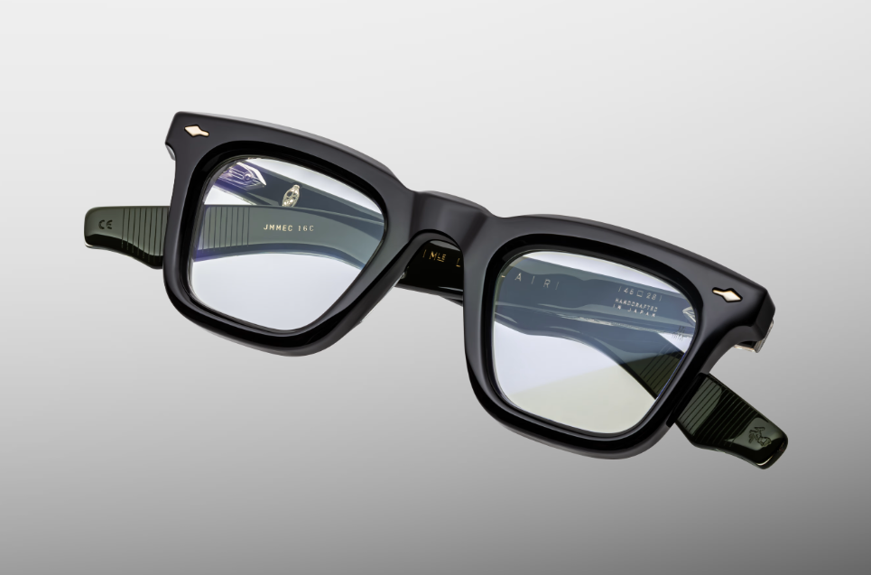 Optical Frame Model Leclair in Color Cobra with Superlight Green lenses from Jacques Marie Mage