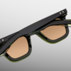 Sunglasses Model Leclair in Color Borneo with Orange lenses from Jacques Marie Mage