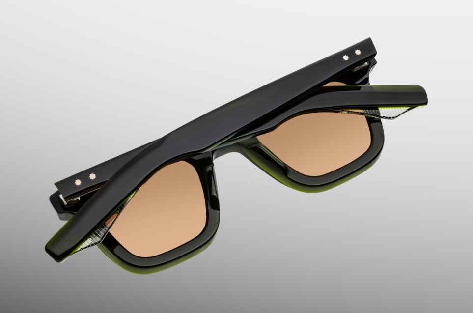Sunglasses Model Leclair in Color Borneo with Orange lenses from Jacques Marie Mage