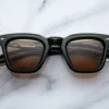 Sunglasses Model Leclair in Color Borneo with Orange lenses from Jacques Marie Mage