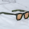 Sunglasses Model Leclair in Color Borneo with Orange lenses from Jacques Marie Mage