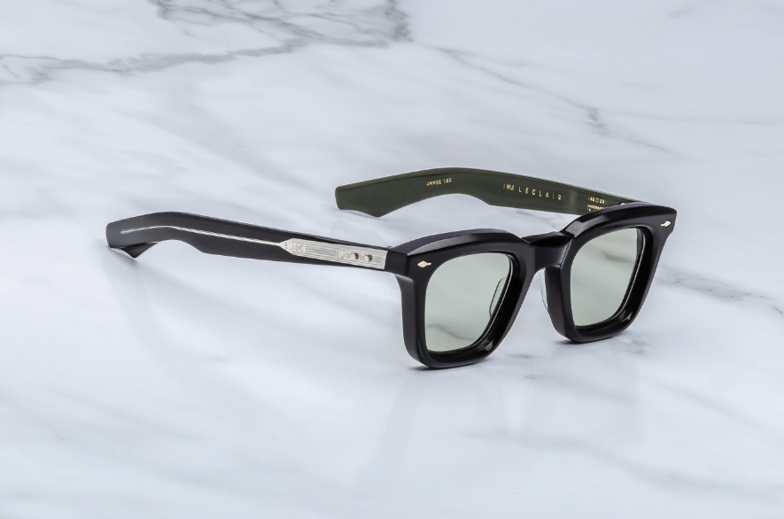 Sunglasses Model Leclair in Color Cobra with Light Bottle Green lenses from Jacques Marie Mage