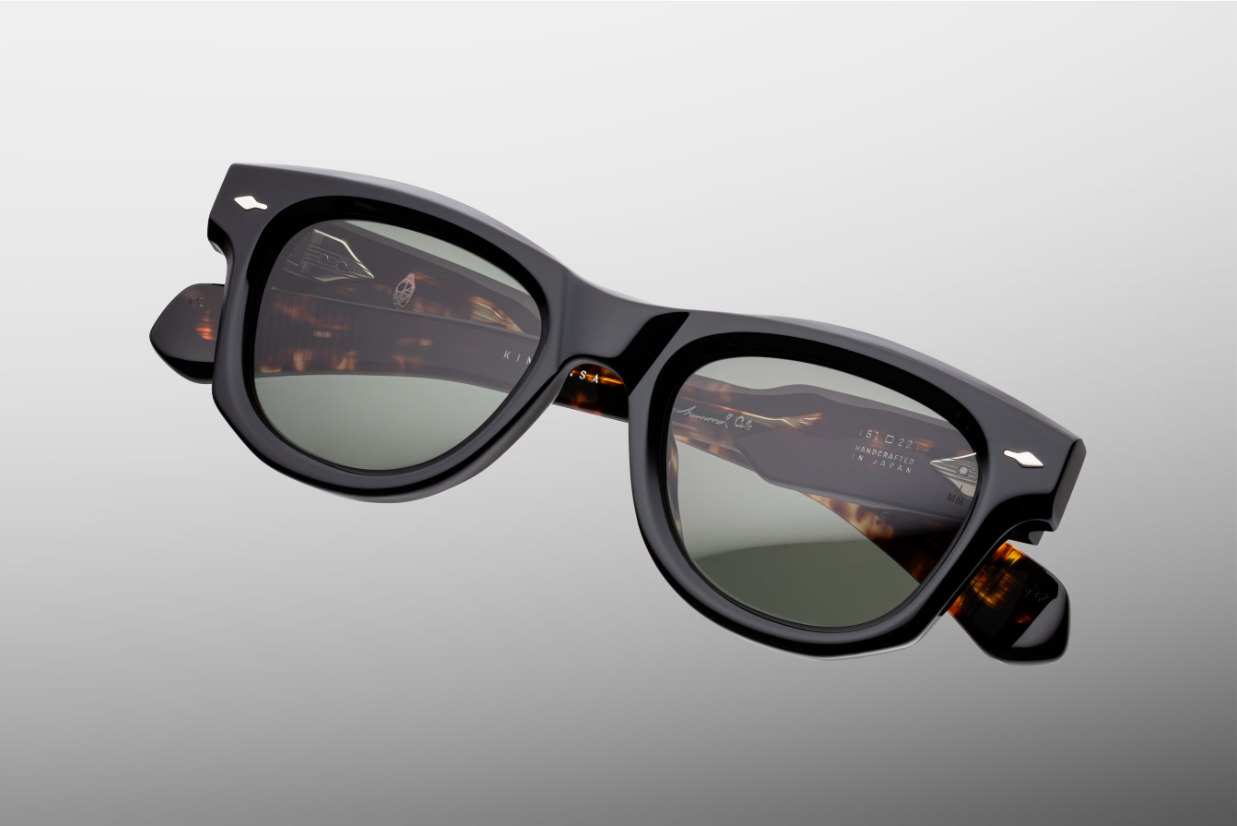 Sunglasses Jacques MMarie Mage JMM - MUHAMMAD ALI BY JMM Kinshasa in Noir with Sequoia lenses
