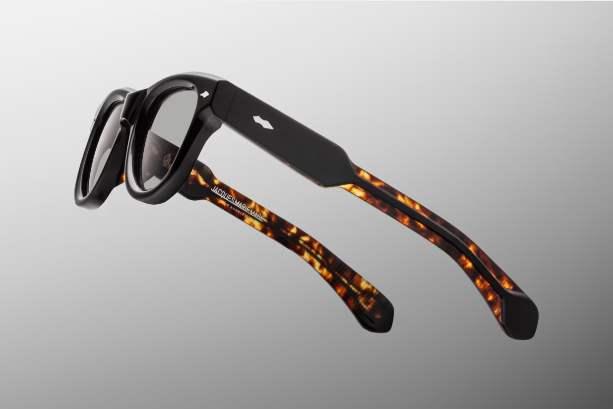 Sunglasses Jacques MMarie Mage JMM - MUHAMMAD ALI BY JMM Kinshasa in Noir with Sequoia lenses