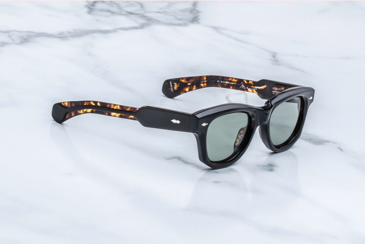 Sunglasses Jacques MMarie Mage JMM - MUHAMMAD ALI BY JMM Kinshasa in Noir with Sequoia lenses
