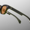 Sunglasses Model Molino 55 in Color Borneo with Orange lenses