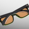 Sunglasses Model Molino 55 in Color Borneo with Orange lenses