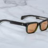 Sunglasses Model Molino 55 in Color Borneo with Orange lenses