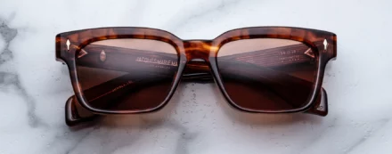 Sunglasses Model Molino 55 in Color Bourbon with Dark Tuscan lenses from Jacques Marie Mage