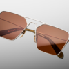Sunglasses Model Nellcôte in Color Pastis with Dark Tuscan lenses from Jacques Marie Mage