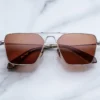 Sunglasses Model Nellcôte in Color Pastis with Dark Tuscan lenses from Jacques Marie Mage