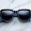 Sunglasses Model Taos in Lone Turquoise with Berumda lenses from Jacques Marie Mage