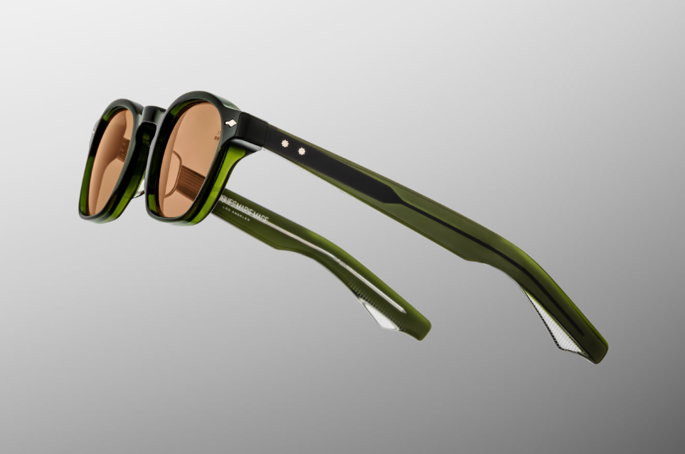Sunglasses Model Zephirin in color Bornéo with Orange lenses from Jacques Marie Mage
