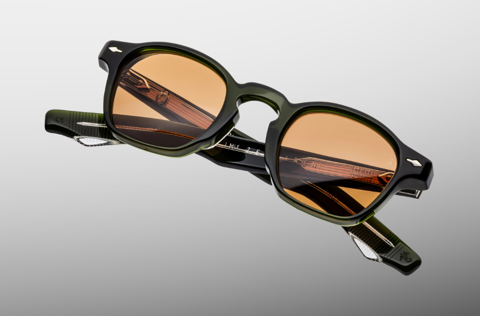 Sunglasses Model Zephirin in color Bornéo with Orange lenses from Jacques Marie Mage