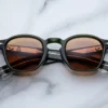 Sunglasses Model Zephirin in color Bornéo with Orange lenses from Jacques Marie Mage