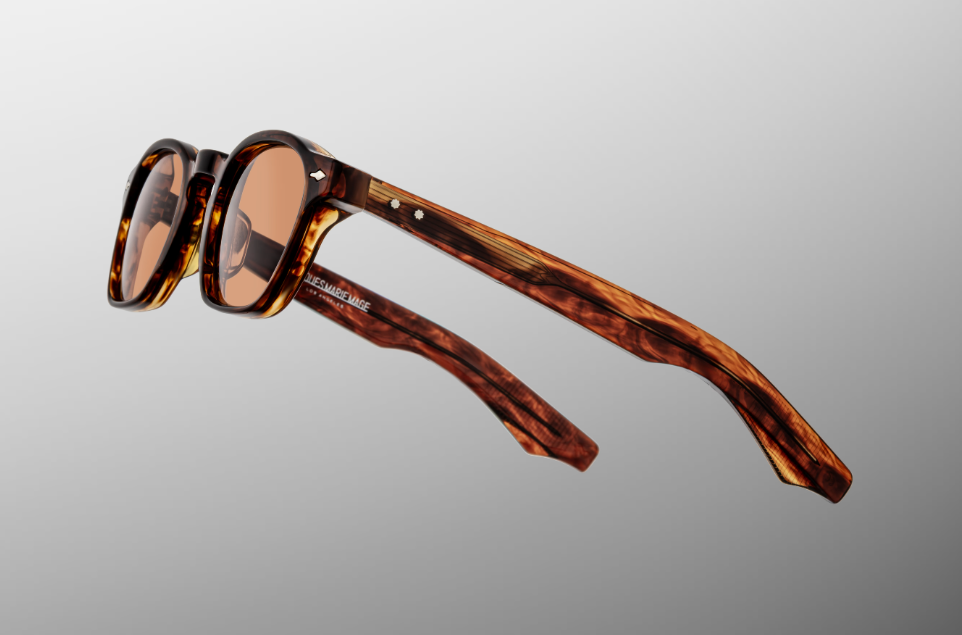 Sunglasses Model Zephirin in color Bourbon with Brown lenses from Jacques Marie Mage