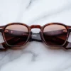 Sunglasses Model Zephirin in color Bourbon with Brown lenses from Jacques Marie Mage