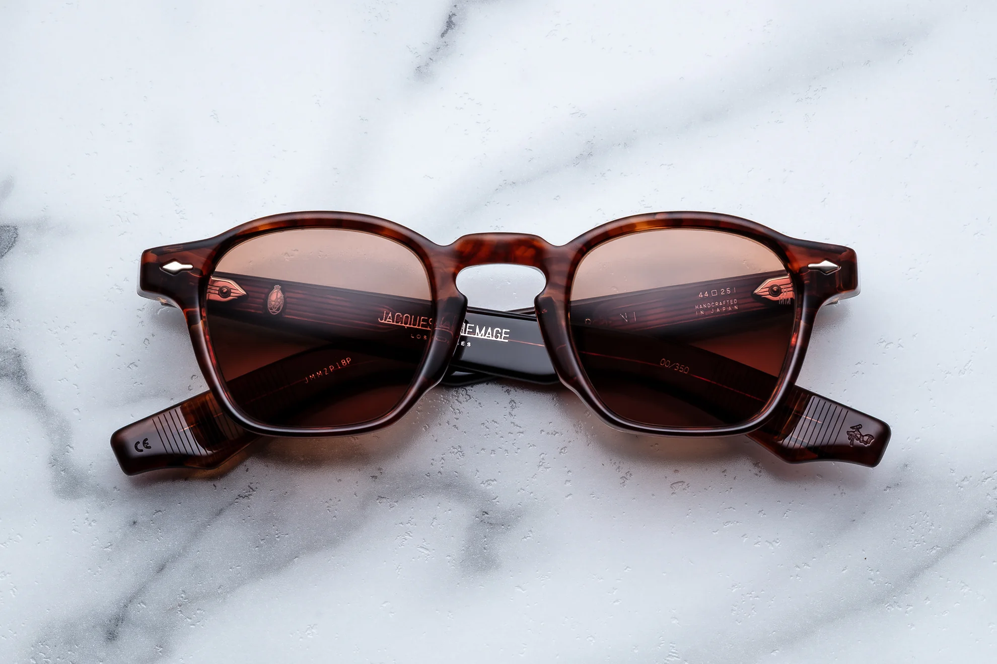 Sunglasses Model Zephirin in color Bourbon with Brown lenses from Jacques Marie Mage
