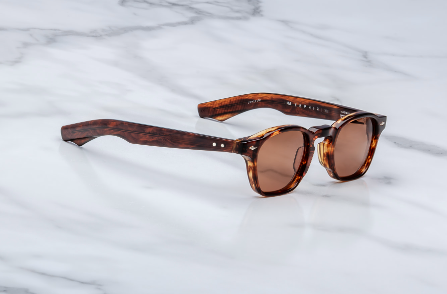 Sunglasses Model Zephirin in color Bourbon with Brown lenses from Jacques Marie Mage