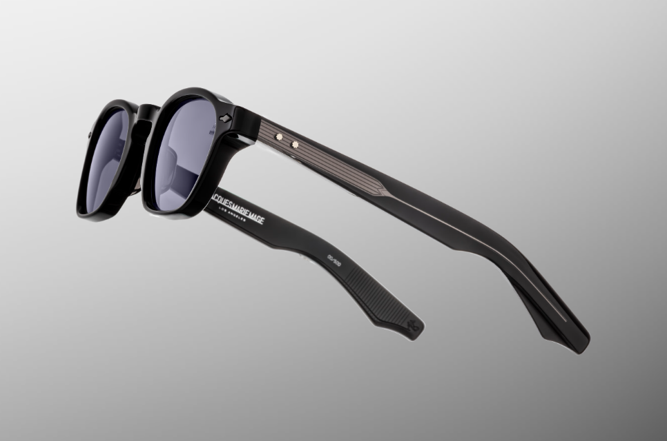 Sunglasses Model Zephirin in color Raven with Grey lenses from Jacques Marie Mage