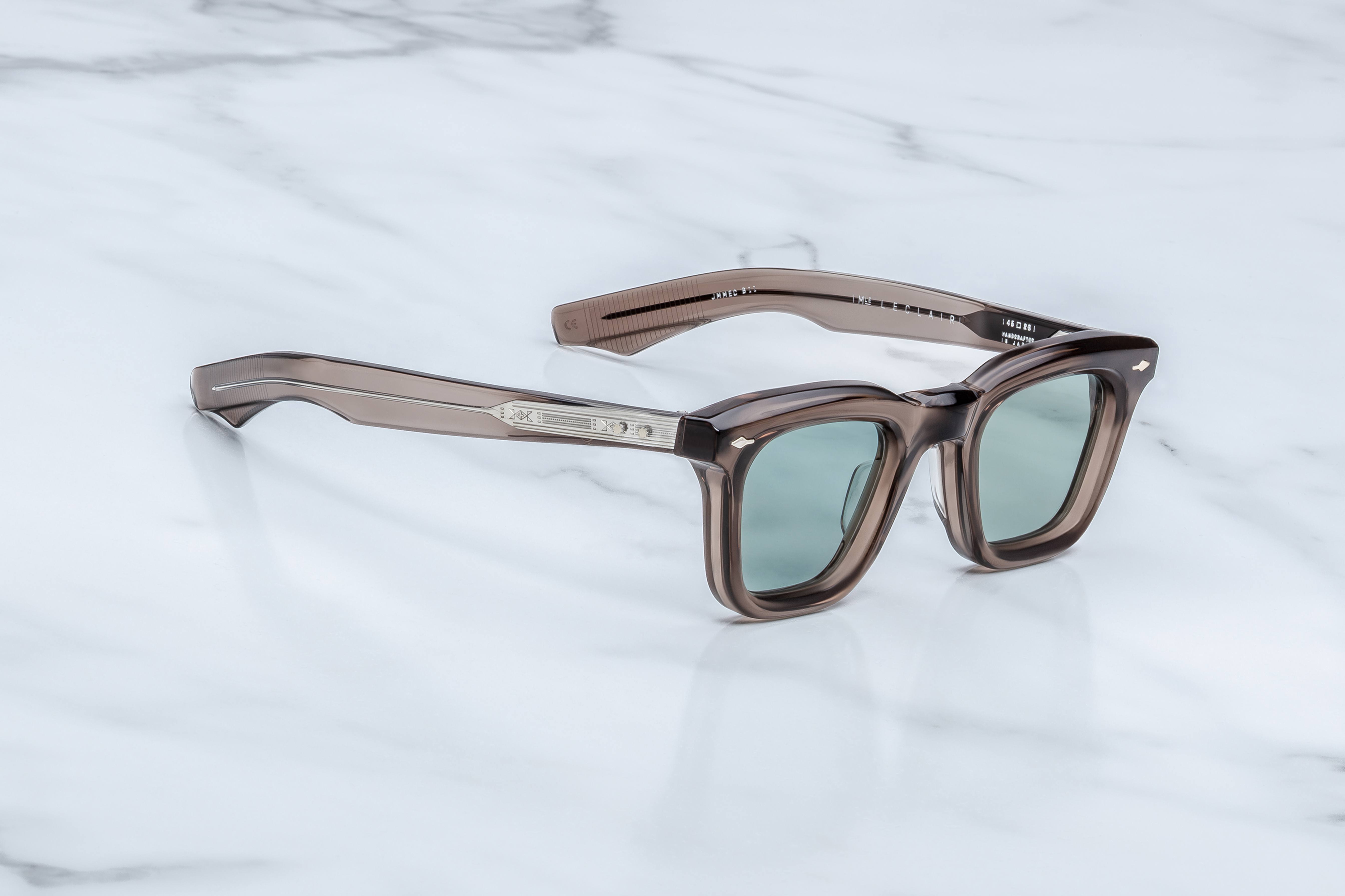 Sunglasses Model Leclair in Color Dusty Jade with Grove lenses from Jacques Marie Mage