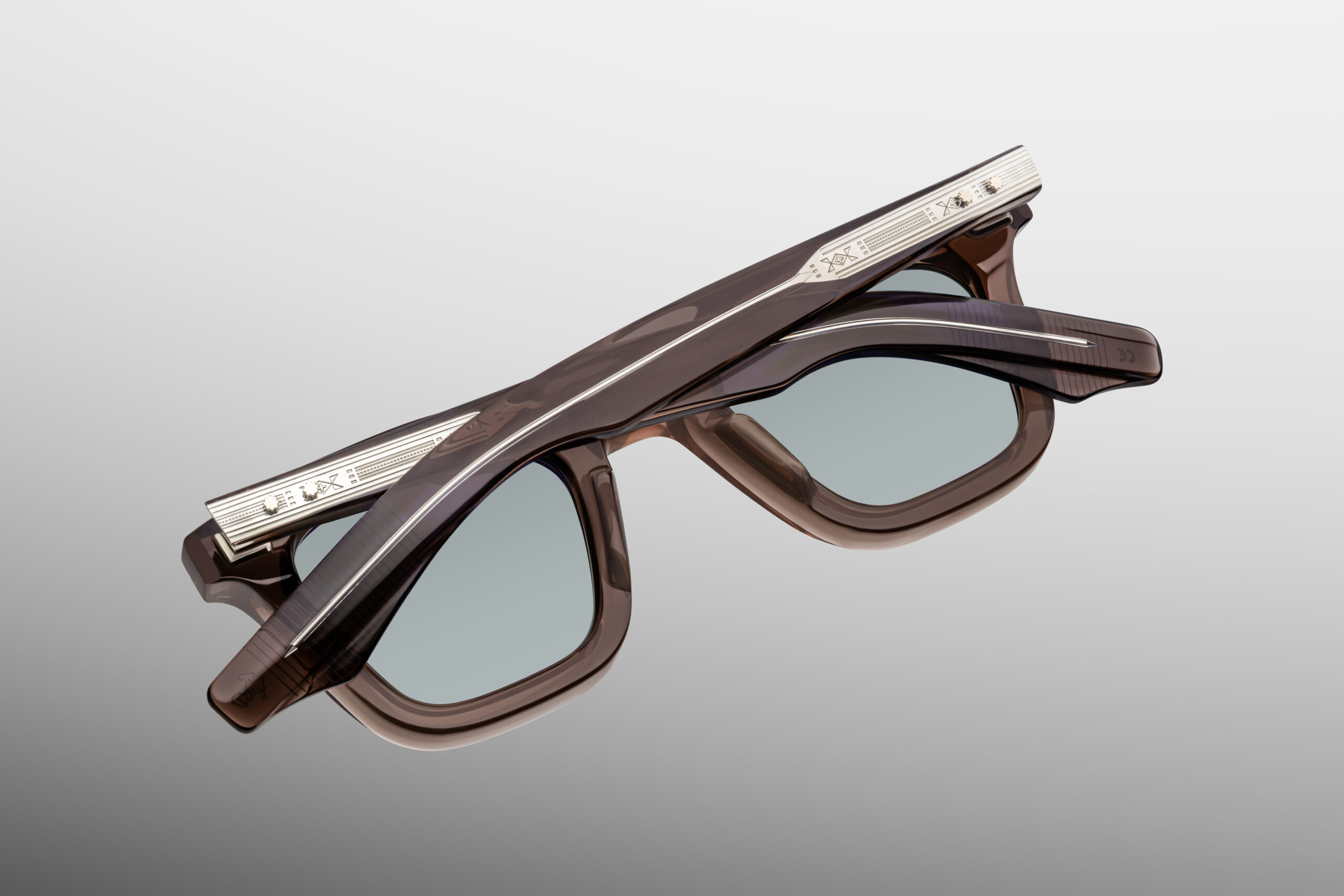 Sunglasses Model Leclair in Color Dusty Jade with Grove lenses from Jacques Marie Mage